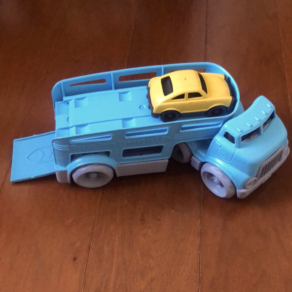 Green Toys Tow Truck and Car Toddler Infant Toy